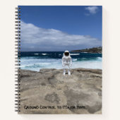 Bilder von Raumschiffen und Raketen - Notebook Notizblock (Vorderseite)