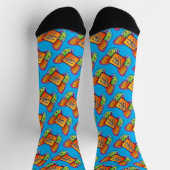 Bilder von Sasha-Schmetterling-Logo Muster Crew So Socken (Oben)