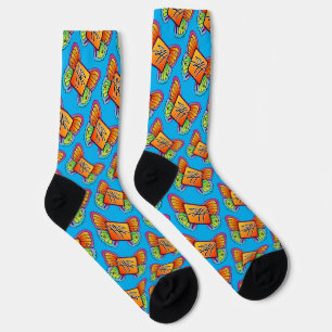 Bilder von Sasha-Schmetterling-Logo Muster Crew So Socken