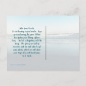 Bilder von Seashells Fotografie Postkarte (Rückseite)