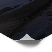 Bilder von Sonnenuntergang in der Nähe des Hafens Poster (Ecke)