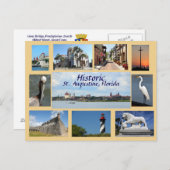 Bilder von St. Augustine, Florida Postkarte (Vorne/Hinten)
