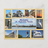 Bilder von St. Augustine, Florida Postkarte (Vorderseite)
