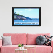 Bilder von Steinen/ummantelte Canvas Leinwanddruck (Insitu (Wohnzimmer))