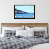 Bilder von Steinen/ummantelte Canvas Leinwanddruck (Insitu (Schlafzimmer))