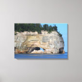 Bilder von Steinen/ummantelte Canvas Leinwanddruck (Vorderseite)