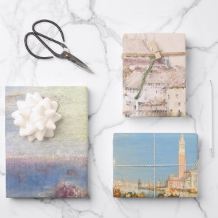 Bilder von Venedig von William Turner Geschenkpapier Set