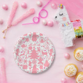 Bilder von Weihnachten in Rosa Pappteller (Party)
