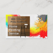 Bilder zum Anmalen von Spritzern Visitenkarte (Vorderseite)