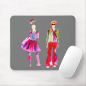 Bilder zur Illustration von Modebildern Art Aquare Mousepad (Mit Mouse)