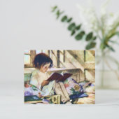 Bilderbücher im Winter Postkarte (Stehend Vorderseite)