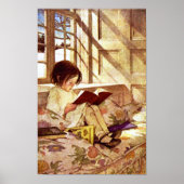 Bilderbücher im Winter von Jessie Willcox Smith Poster (Vorne)