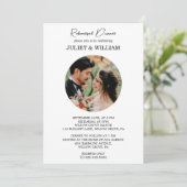 Bilderrahmen Foto am beliebtesten Probe Abendessen Einladung (Stehend Vorderseite)