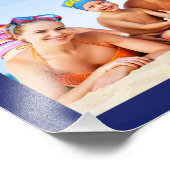 Bilderrahmen für die Ankerfamilie Blue Frame Fotodruck (Ecke)