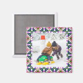 Bilderrahmen für Joly und Festivals zum Weihnachts Magnet (Vorderseite/Rückseite)