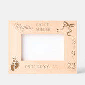 Bilderrahmen für Neugeborene, Geschenke für neue E Geätzte Rahmen (Vorderseite)