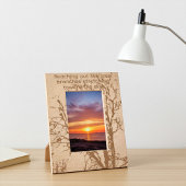 Bilderrahmen für personalisierte Baumzweige Geätzte Rahmen