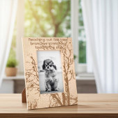 Bilderrahmen für personalisierte Baumzweige Geätzte Rahmen