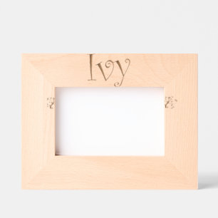 Bilderrahmen "Ivy" zum Aufstellen – Geschenk für N Geätzte Rahmen