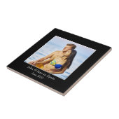 Bilderrahmen, kundenspezifisches Foto - Personalis Fliese (Seite)