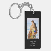 Bilderrahmen, kundenspezifisches Foto - Personalis Schlüsselanhänger (Vorderseite links)