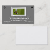 Bilderrahmen-Monarch Butterfly-Fotograf Visitenkarte (Vorne/Hinten)