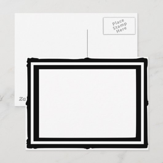 Bilderrahmen Postkarte (Vorne/Hinten)