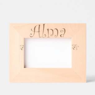 Bilderrahmen zum Aufstellen "Alma" – Geschenk zur Geätzte Rahmen