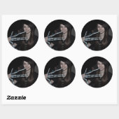 BILDERSCHALTER RUNDER AUFKLEBER (Blatt)