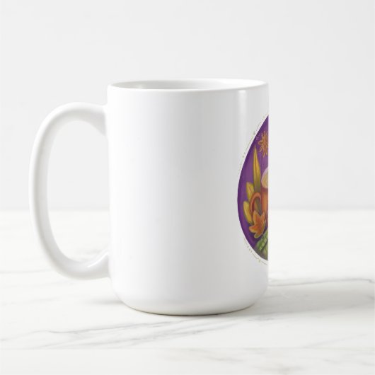 Bildfalluhr Kaffeetasse (Links)