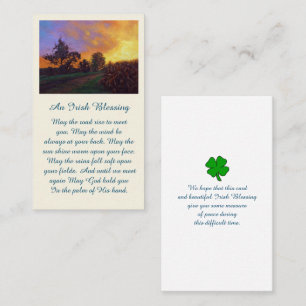 Bildfeier zur Lebensmerkmal-Karte Visitenkarte