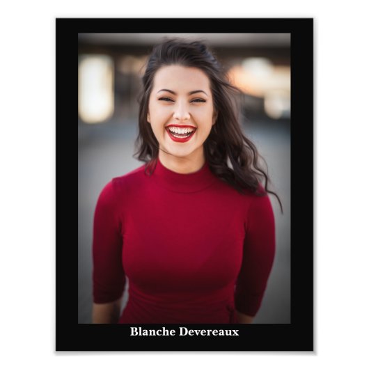 Bildformate 8.5x11 Fotografisches Headshot Fotodruck (Vorne)