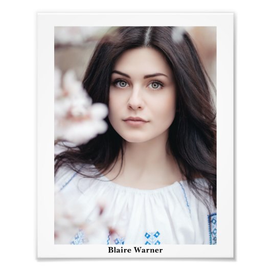 Bildformate 8x10 Fotogener Headshot Fotodruck (Vorne)