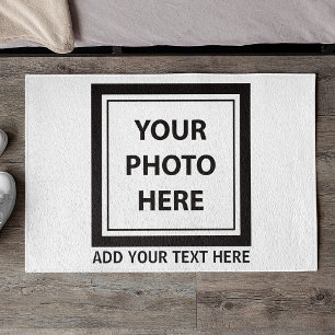 Bildfoto & Text hinzufügen – Anpassen Fußmatte
