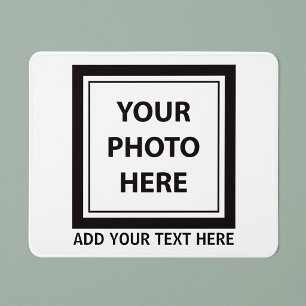 Bildfoto & Text hochladen – Anpassen Mousepad