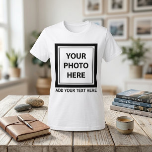 Bildfoto & Text hochladen – Anpassen T-Shirt