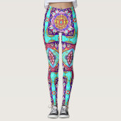 BILDFRAMEN-DESIGNER-KOLLAGE LEGGINGS (Vorderseite)