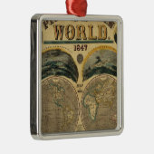 Bildhafte Ansicht der Welt Ornament Aus Metall (Rechts)