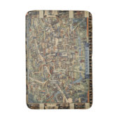 Bildhafte Karte von Cambridge, England Badematte (Vorderseite Vertikal)