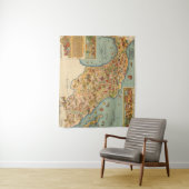 Bildhafte Karte von Mexiko Wandteppich (Beispiel)