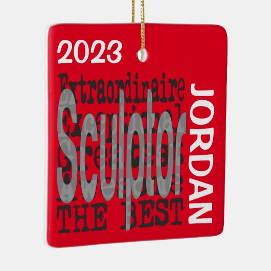 Bildhauer Extraordinaire CUSTOM Keramikornament (Rechts)