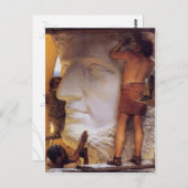 Bildhauer im antiken Rom Postkarte (Vorne/Hinten)