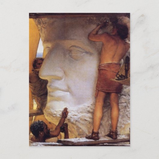 Bildhauer im antiken Rom Postkarte (Vorderseite)