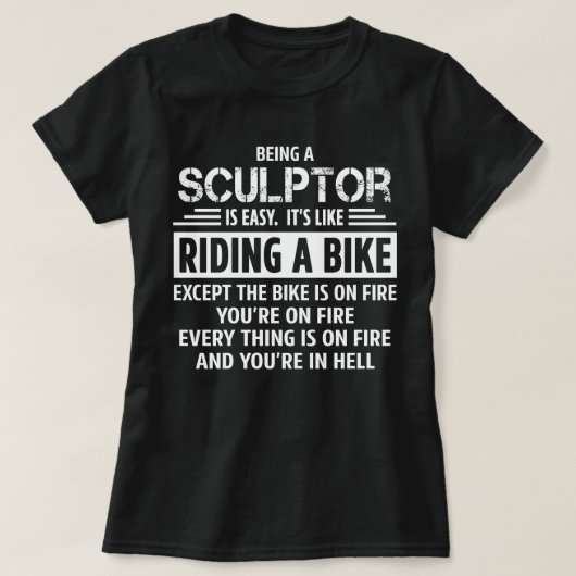 Bildhauer T-Shirt (Design vorne)