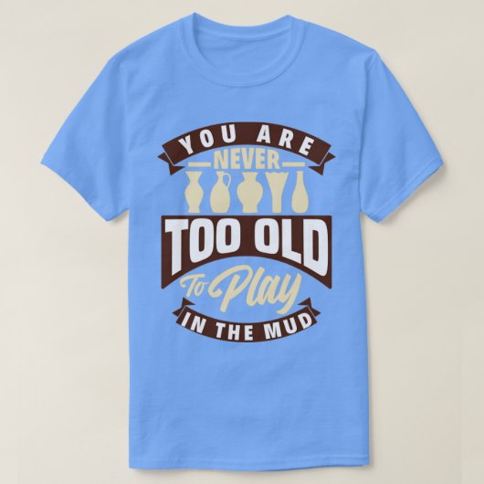 Bildhauerei Tonerdware-Töpferei Funny Potter T-Shirt (Design vorne)