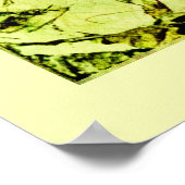 Bildhauerei und Rose Bush Poster (Ecke)