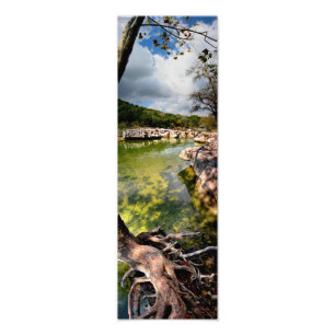 Bildhauerfallen Calm - Barton Creek - Austin Texas Fotodruck