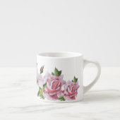 Bildhauerische Rose auf der Espresso-Tasse Espressotasse (Rechts)