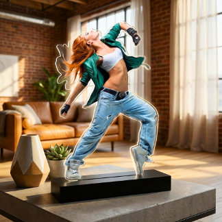 Bildhauerschnitt Freistehende Fotoskulptur