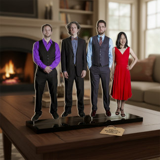 Bildhauerschnitt Freistehende Fotoskulptur